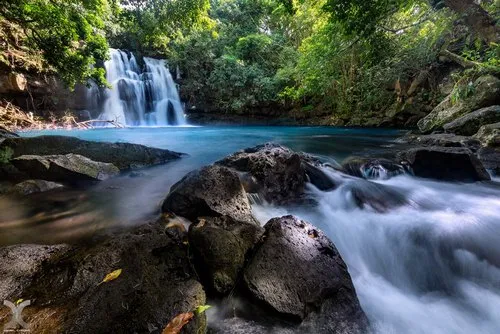 Cascade Eau Bleue landscape & long exposure photography