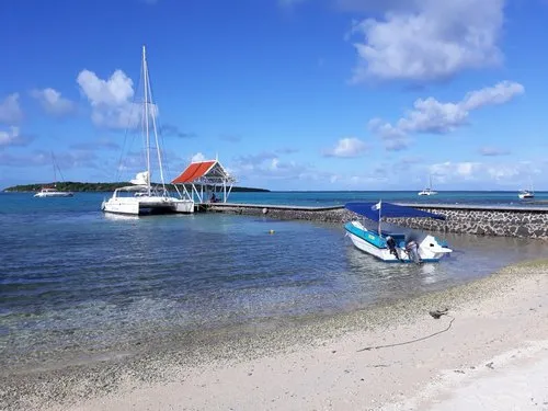 Jetty near Preskil Hotel in Mahebourg