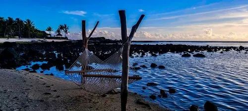 Hammock with a view at Shanti Mauritius Beach
