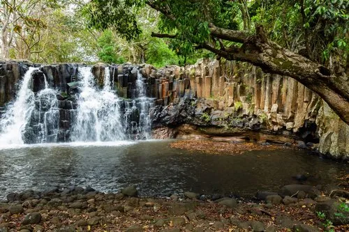 Rochester Falls on a calm sunny day