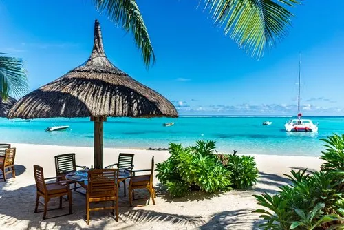 Top Hotel restaurant on the beach