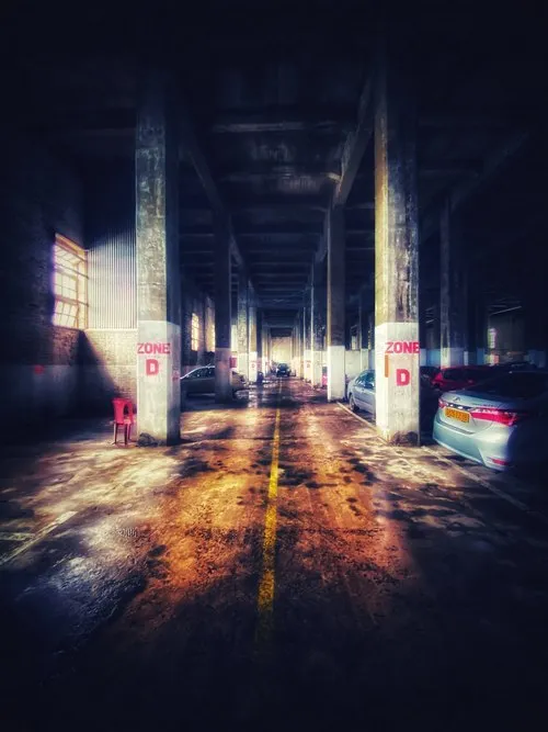 Port Louis parking garage near Post Office