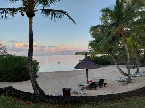 Cosy beach at Le Shandrani Beachcomber Resort and Spa Hotel