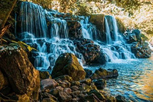 Eureka waterfall in Moka