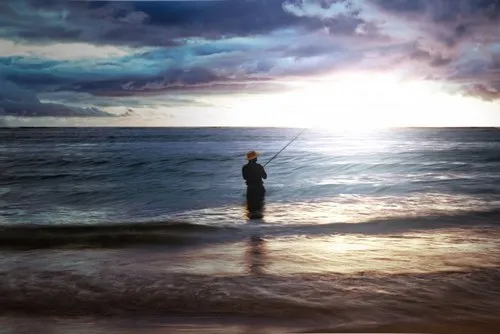 Fisherman at Flic en Flac