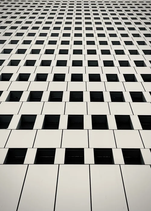 Abstract View of Paille en Queue Building in Port Louis