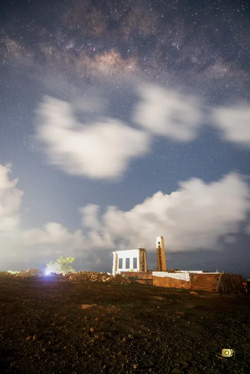 Bénarès Sugar Mill Under the Milky Way