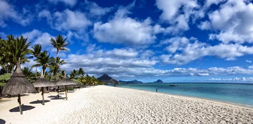 La Tourelle and Le Morne from Wolmar Beach