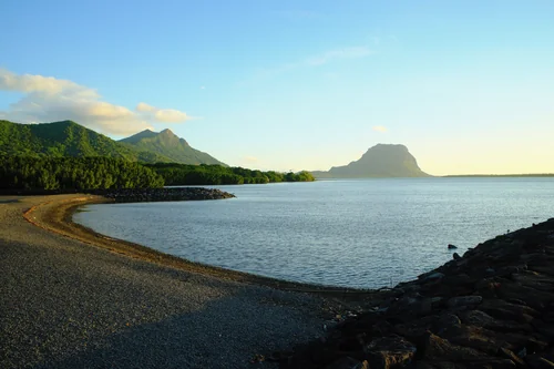 Le Morne View from Case Noyale Beach