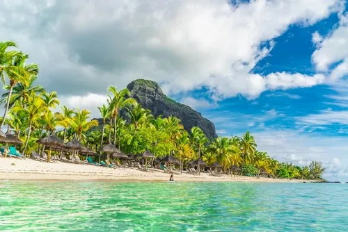 Le Morne beach & Brabant mountain UNESCO world heritage