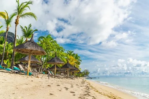 Picture postcard seascape travel destination