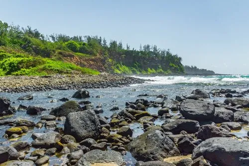Rocky River in the south of Mauritius