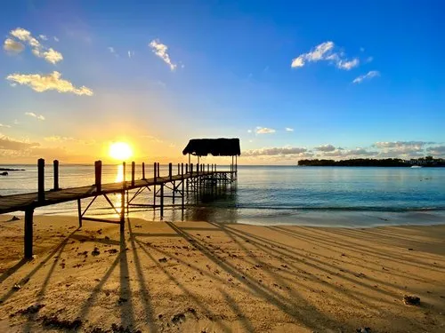 Sunset at Balaclava Beach Jetty