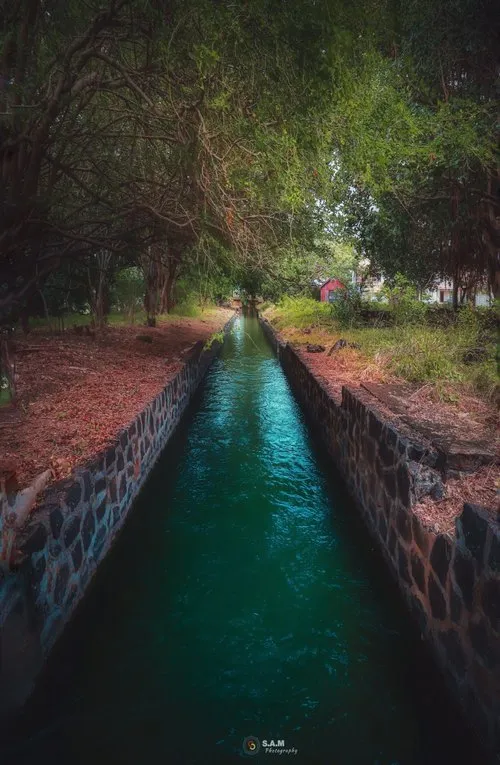 Water channel La ferme Reservoir