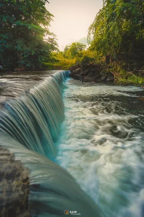 River at Surinam near old mill Moulin Cassé
