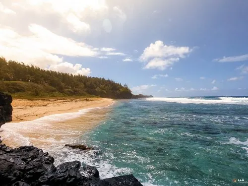 Gris-Gris dangerous beach in the south of Mauritius