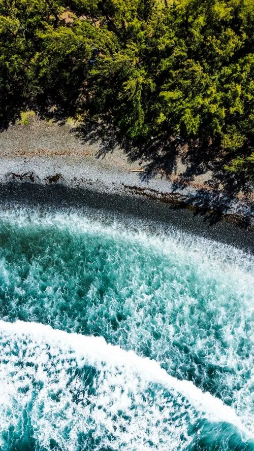 Aerial view of Riviere des Galets