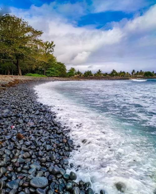 Pebble beach Mauritius